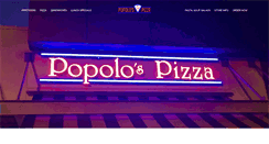 Desktop Screenshot of popolospizza.com